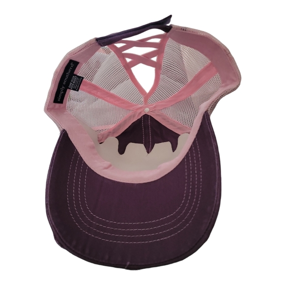 Simply Southern Lake Vibes Distressed Look Trucker Cap - Picture 4 of 6